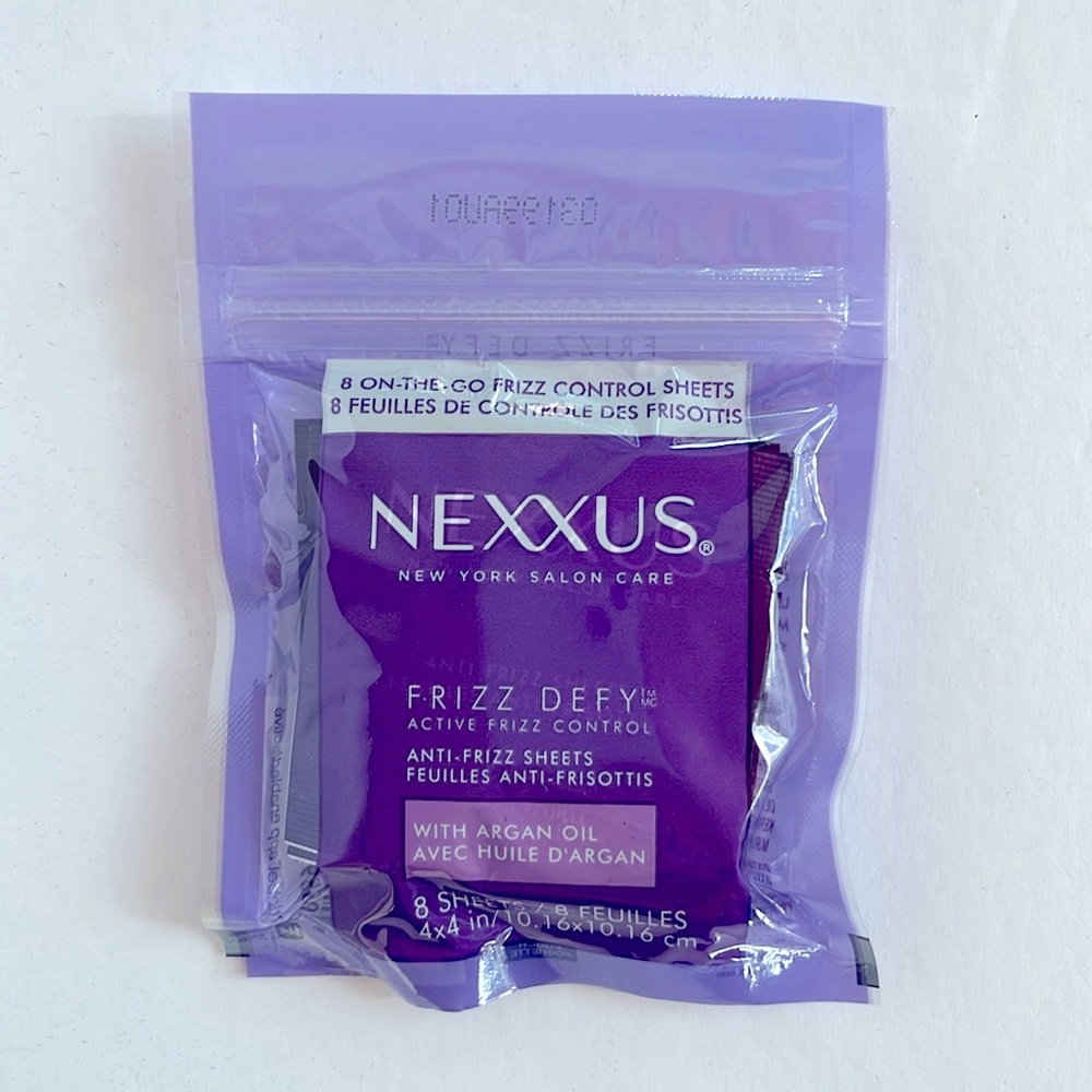 Nexxus Frizz Defy Anti-Frizz Sheets 8 Count Portable NIP - Picture 4 of 9